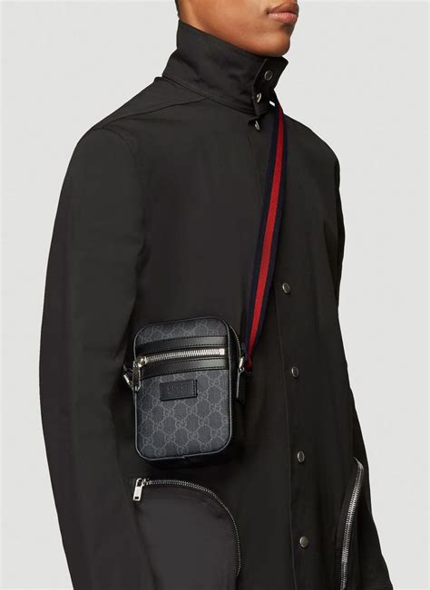 crossbody gucci man bag|Gucci shoulder bag for men.